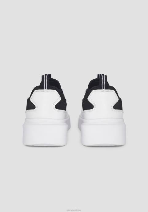 Antony Morato mężczyźni Buty typu barnet ze sztucznej skóry i materiału technicznego VNLT313 obuwie biały