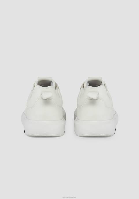 Antony Morato mężczyźni Niskie tenisówki Madison ze sztucznej skóry VNLT324 obuwie biały