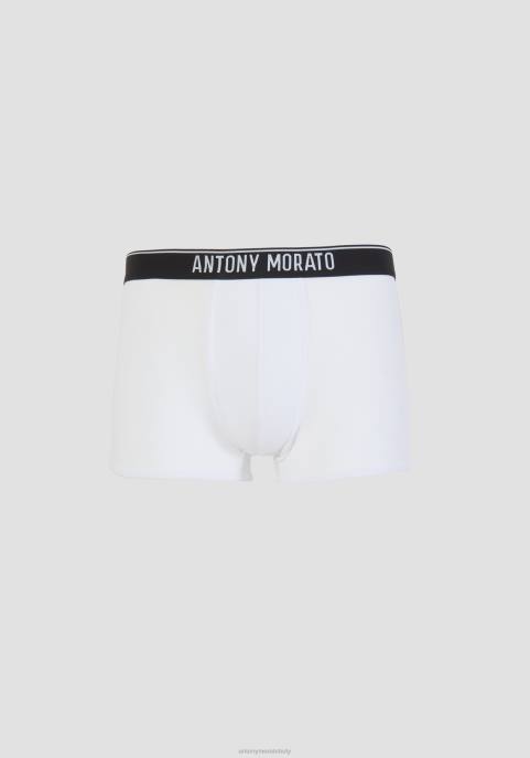Antony Morato mężczyźni bokserki z markową gumką VNLT285 odzież biały