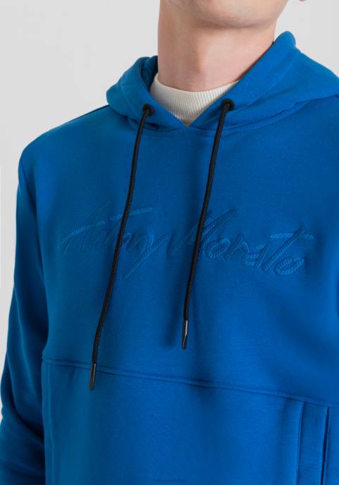 Antony Morato mężczyźni Bluza o regularnym kroju, wykonana z elastycznej mieszanki zawierającej bawełnę, z haftowanym logo VNLT49 odzież 7117