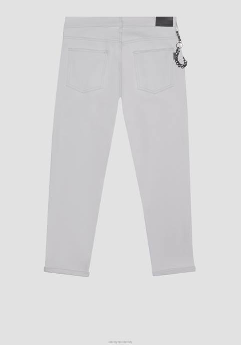 Antony Morato mężczyźni Oliver spodnie do kostek o dopasowanym kroju, wykonane z miękkiej, elastycznej bawełny o diagonalnym splocie VNLT267 odzież 1013