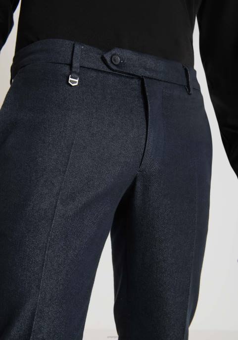 Antony Morato mężczyźni Spodnie o obcisłym kroju z domieszką bawełny Bryan i efektem elastycznego denimu VNLT268 odzież jasny niebieski