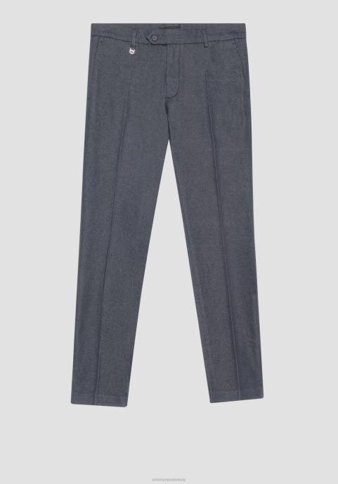 Antony Morato mężczyźni Spodnie o obcisłym kroju z domieszką bawełny Bryan i efektem elastycznego denimu VNLT268 odzież jasny niebieski