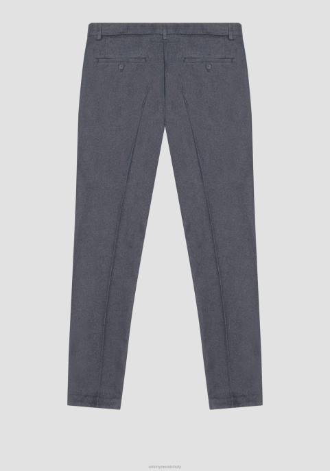 Antony Morato mężczyźni Spodnie o obcisłym kroju z domieszką bawełny Bryan i efektem elastycznego denimu VNLT268 odzież jasny niebieski