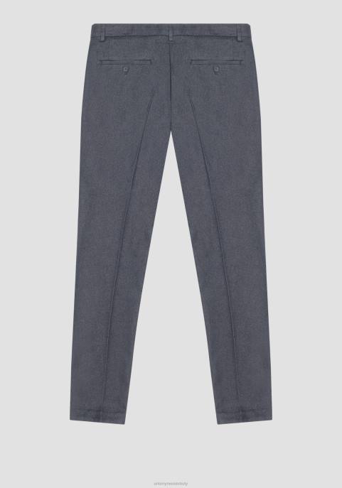 Antony Morato mężczyźni Spodnie o obcisłym kroju z domieszką bawełny Bryan i efektem elastycznego denimu VNLT268 odzież jasny niebieski